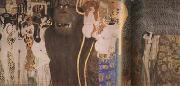 Gustav Klimt Beethoven Frieze (mk20) Sweden oil painting reproduction